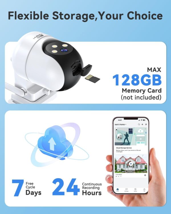 🔥Wired 5G/2.4G Dual Band 24/7 Recording Security Camera QB320 (2-Cam)